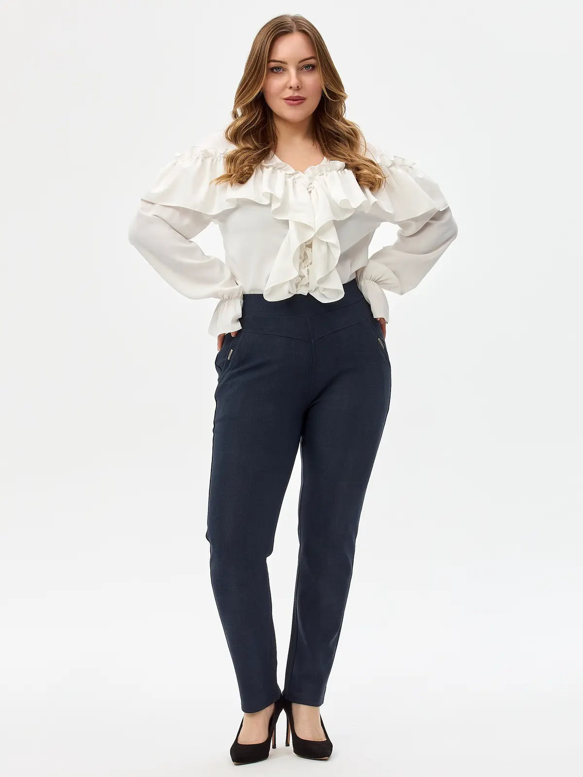Фотосъёмка «брюки» с моделью Дарья | Plus Size — кадр 15