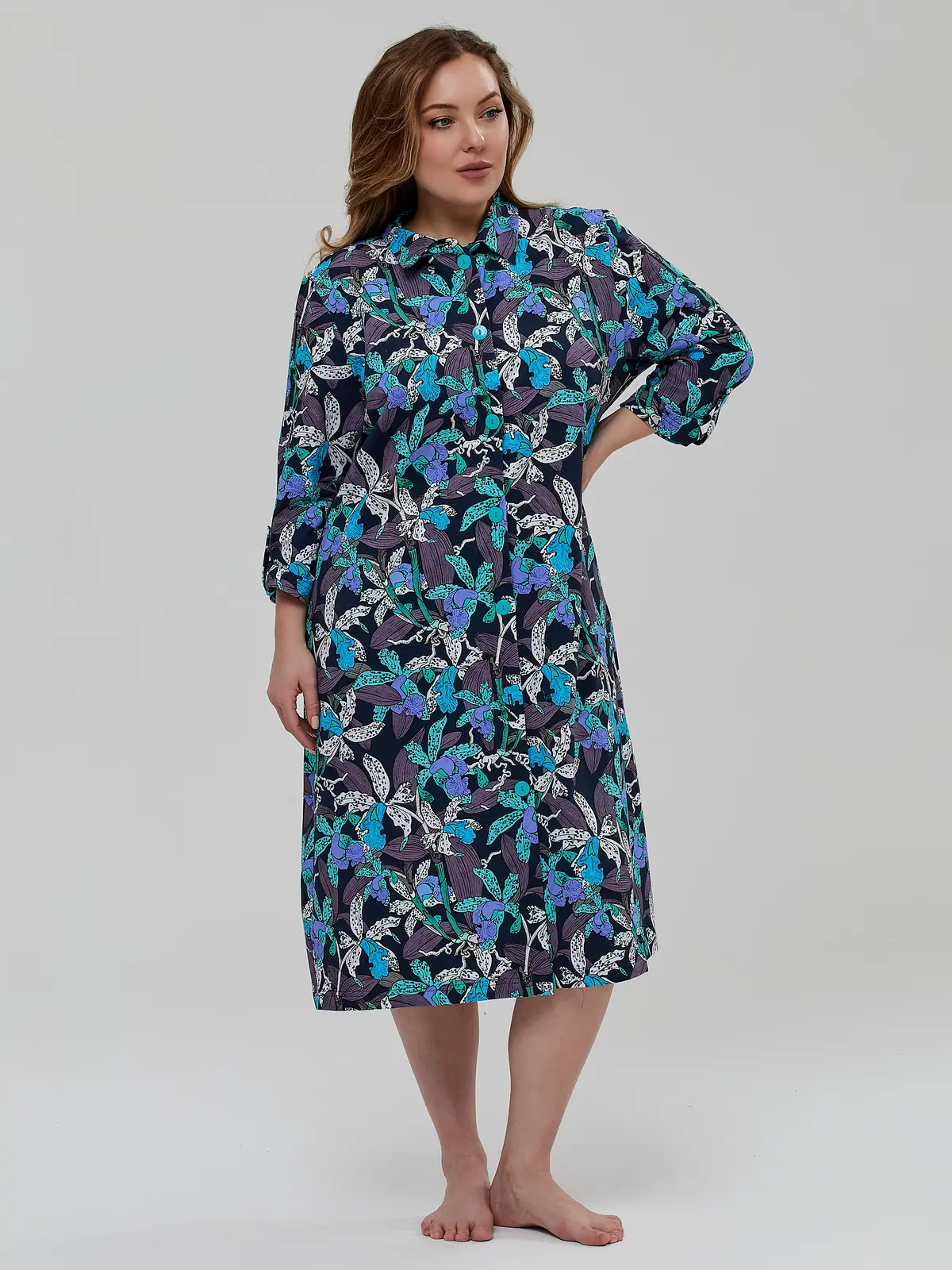 Фотосъёмка «халаты» с моделью Дарья | Plus Size — кадр 2