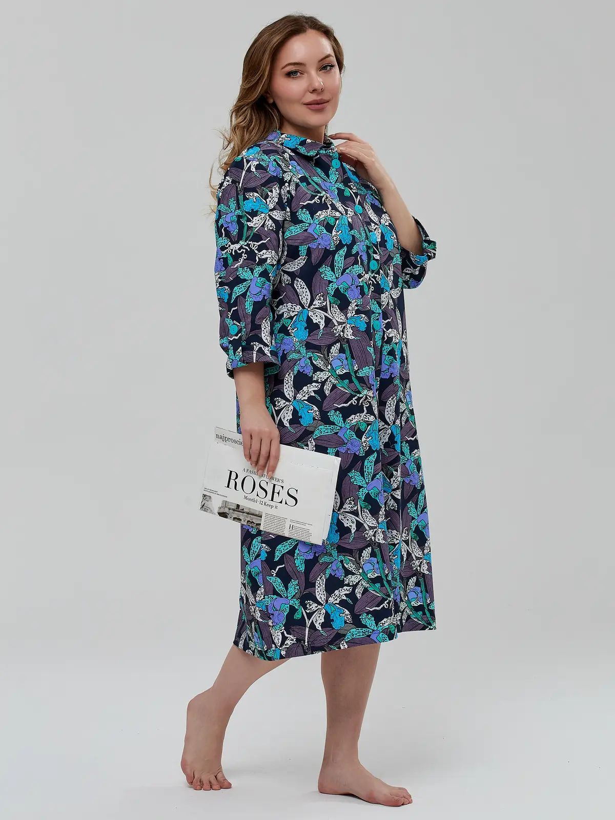 Фотосъёмка «халаты» с моделью Дарья | Plus Size — кадр 11