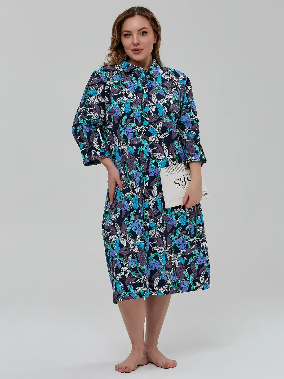 Фотосъёмка «халаты» с моделью Дарья | Plus Size — кадр 13