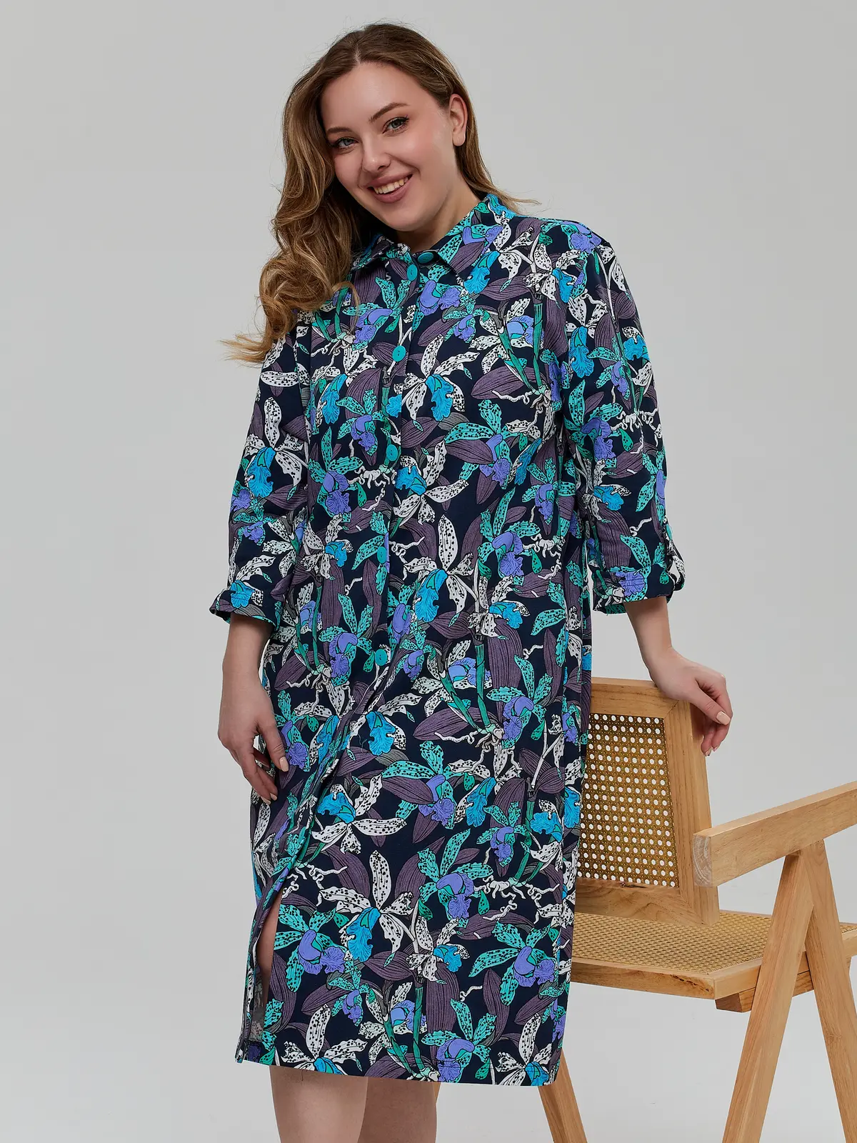 Фотосъёмка «халаты» с моделью Дарья | Plus Size — кадр 14