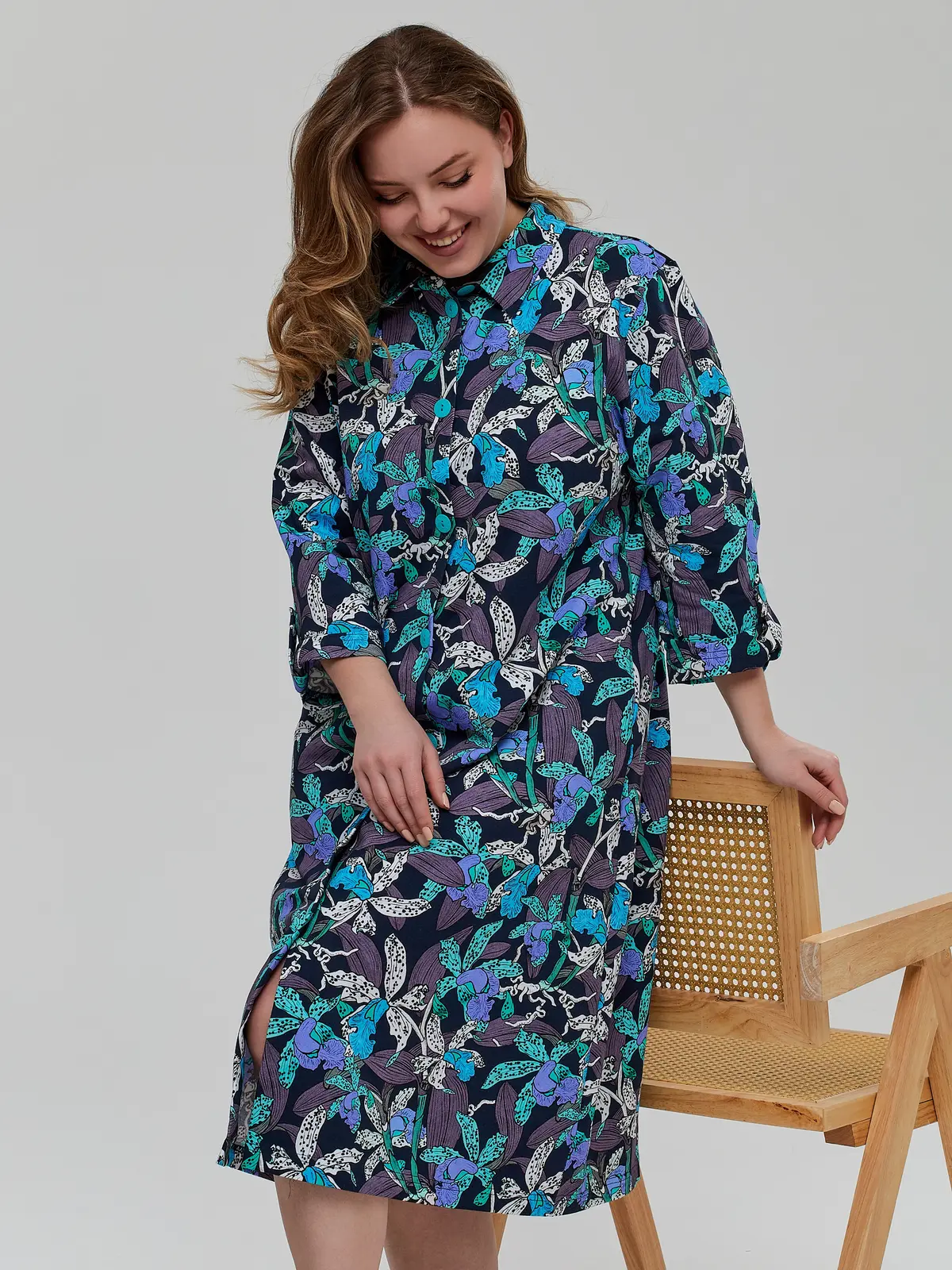 Фотосъёмка «халаты» с моделью Дарья | Plus Size — кадр 15