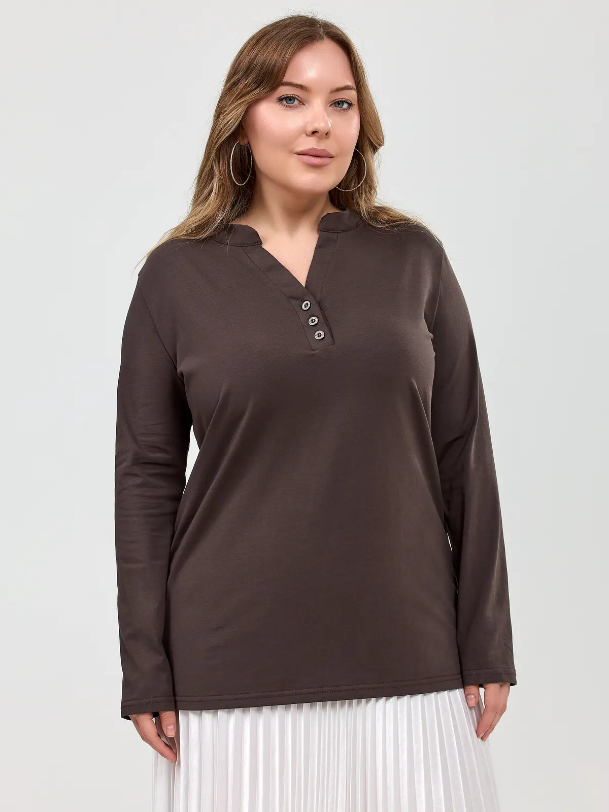 Фотосъёмка «лонгсливы» с моделью Дарья | Plus Size — кадр 2