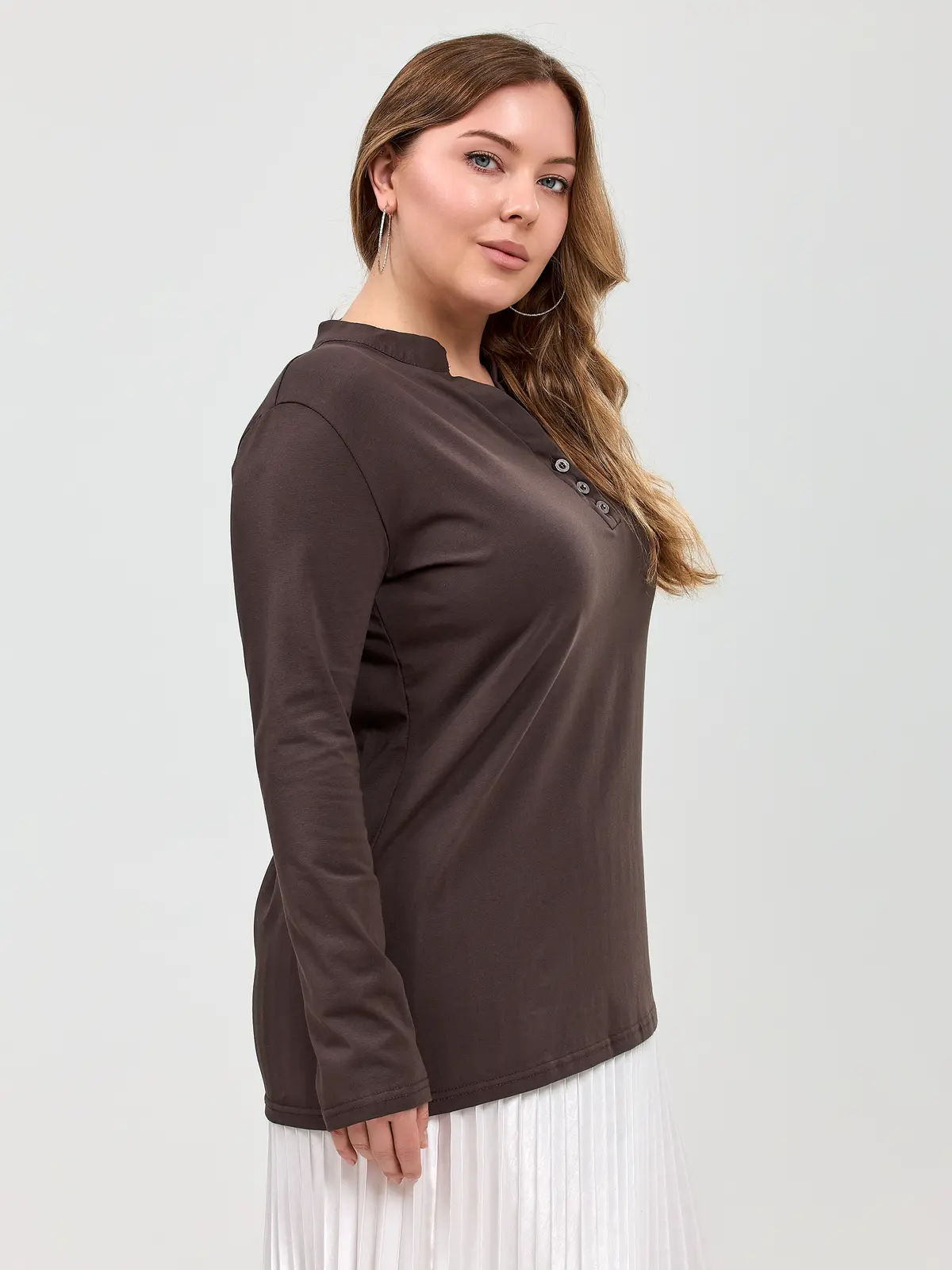 Фотосъёмка «лонгсливы» с моделью Дарья | Plus Size — кадр 4