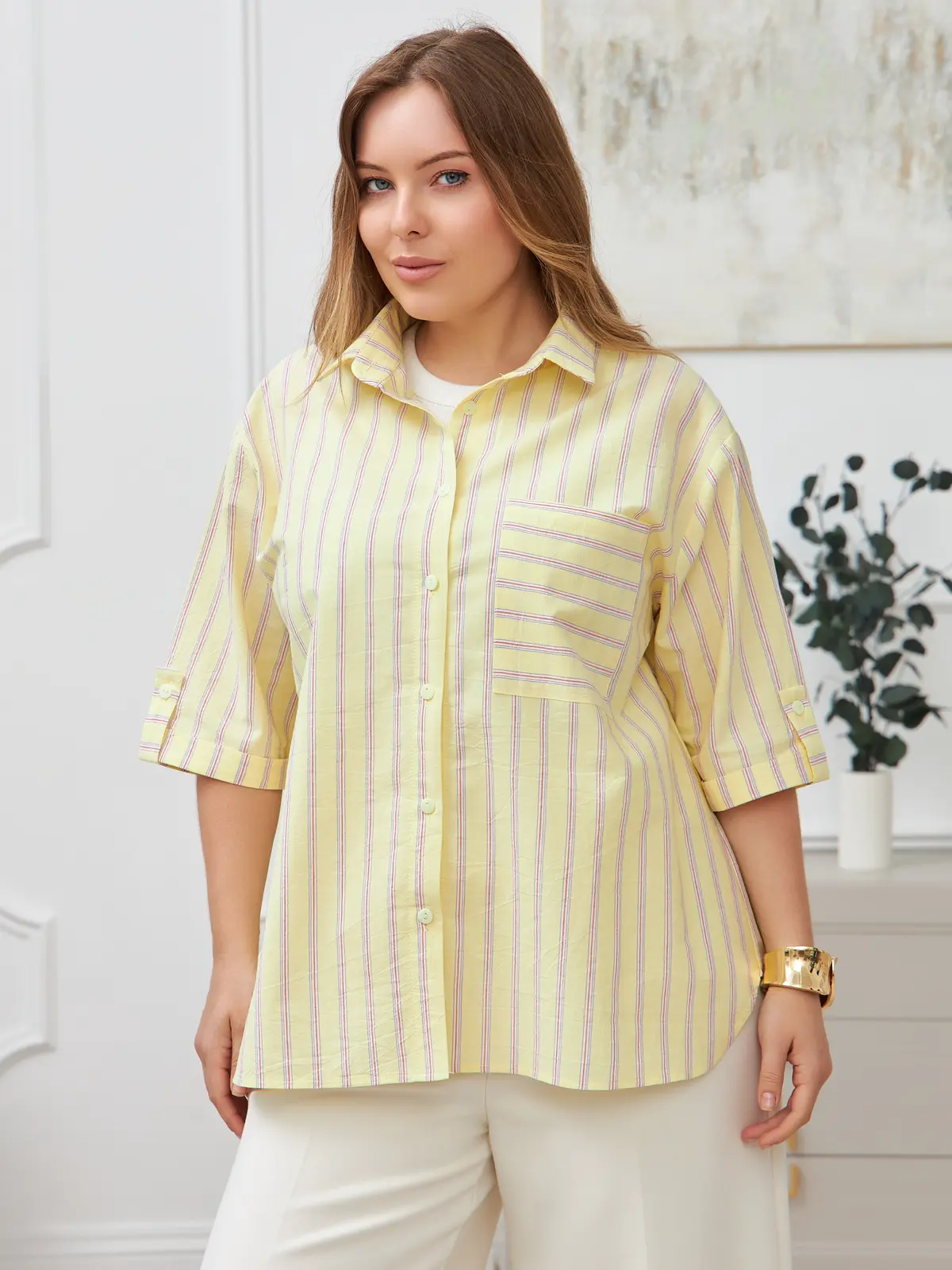Фотосъёмка «рубашки» с моделью Дарья | Plus Size — кадр 7