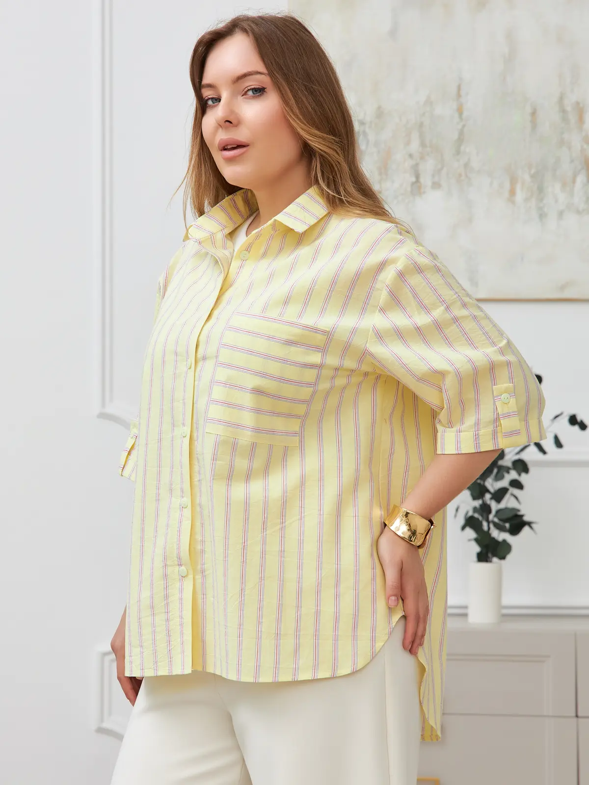 Фотосъёмка «рубашки» с моделью Дарья | Plus Size — кадр 10