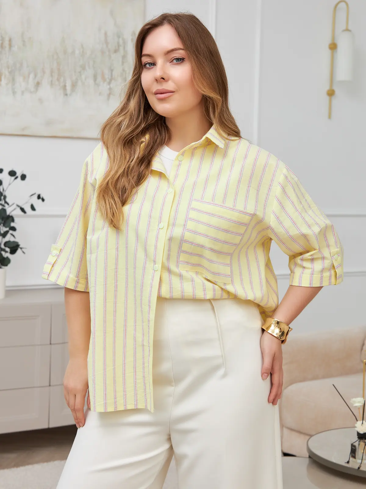 Фотосъёмка «рубашки» с моделью Дарья | Plus Size — кадр 24