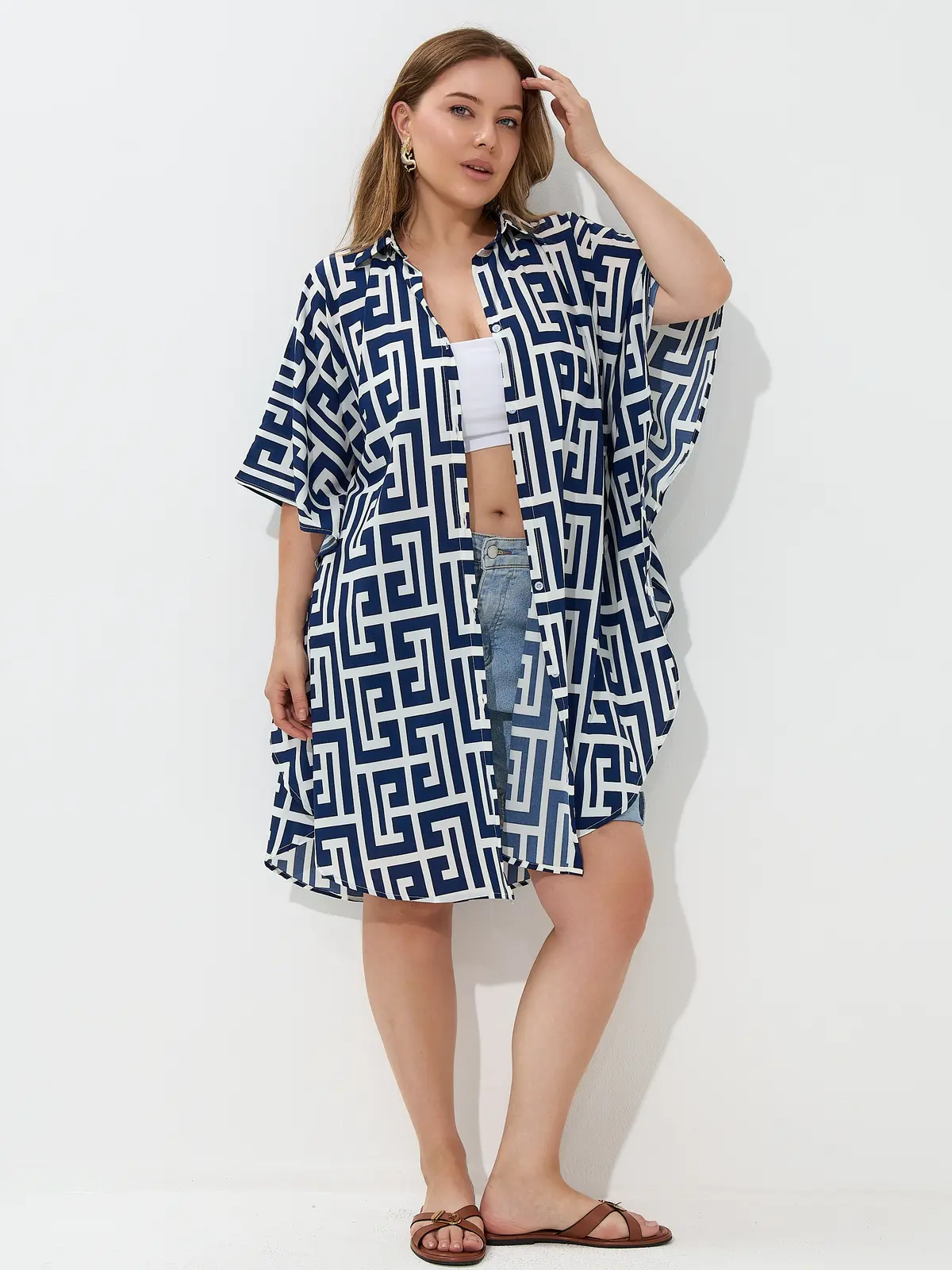 Фотосъёмка «туники» с моделью Дарья | Plus Size — кадр 15